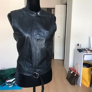 leather vest